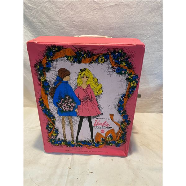 Vintage Barbie doll Trunk and accessories