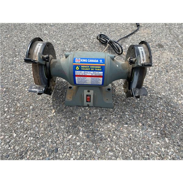 King Canada 6" bench grinder