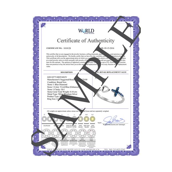 Natural 0.62 CTW Diamond Necklace 18K White Gold - REF-123R3K