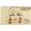 Image 1 : Milton Caniff - "Cheetah" Chalk Talk Sketch