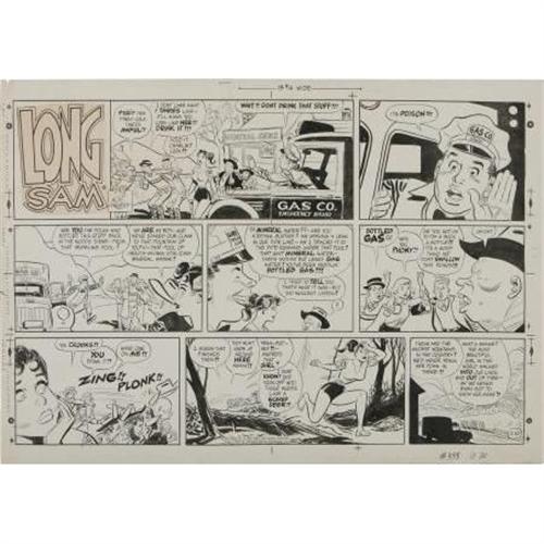 Bob Lubbers Long Sam Sunday Comic Strip