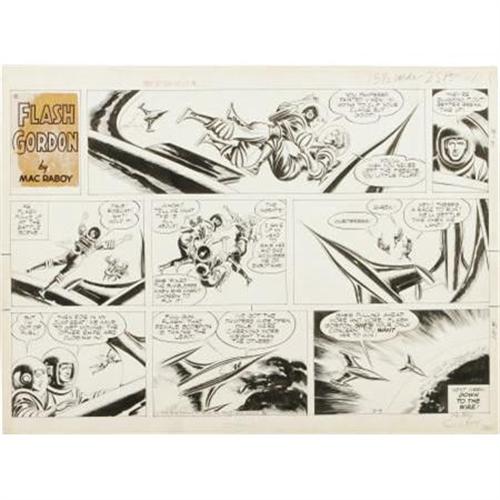 Mac Raboy - Flash Gordon Sunday Comic Strip