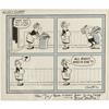 Image 1 : Reg Smythe Andy Capp Daily Comic Strip Orig Art