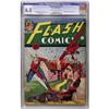 Image 1 : Flash Comics #14 (DC, 1941) CGC FN+ 6.5 c/ow