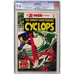 X-Men #45 (Marvel, 1968) CGC NM+ 9.6 Off-white