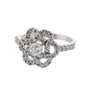 Image 1 : Natural 0.98 CTW Diamond Ring 14K White Gold - REF-97H2W