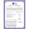 Image 2 : Genuine 2.5 ctw Amethyst Earrings 14KT White Gold - REF-29R7P