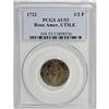 Image 1 : 1722 1/2P Rosa Americana Halfpenny, UTILE AU53