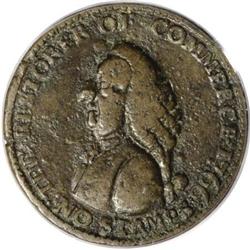 1766 FARTH Pitt Farthing VF20 PCGS