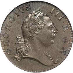1773 1/2P Virginia Halfpenny, No Period MS65
