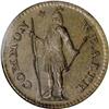 Image 1 : 1787 1/2 C Massachusetts Half Cent MS64 Brown