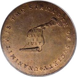 (1792-94) TOKEN Kentucky Token, Plain Edge MS64