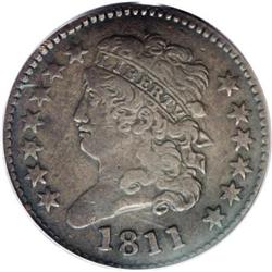 1811 1/2 C VF25 PCGS