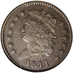 1811 1/2 C VF35 NGC