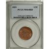 Image 1 : 1851 1/2 C MS64 Red PCGS