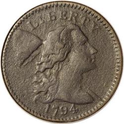 1794 1C Head of 1794--Corroded--NCS. VF Details