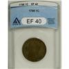 Image 3 : 1798 1C First Hair Style XF40 ANACS