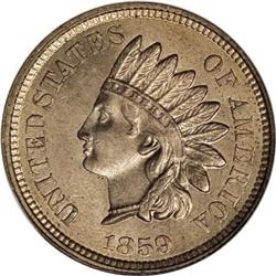 1859 1C MS65 NGC