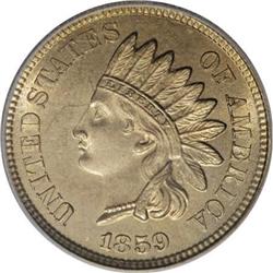 1859 1C MS65 ICG
