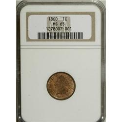 1860 1C MS65 NGC