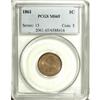 Image 1 : 1861 1C MS65 PCGS