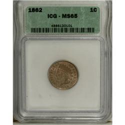 1862 1C MS65 ICG