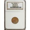Image 1 : 1864 1C Bronze No L MS65 Red NGC