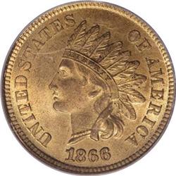 1866 1C MS65 Red PCGS