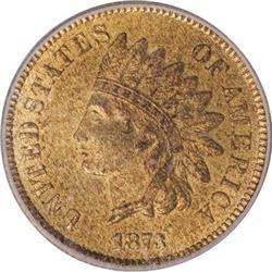 1873 1C Closed 3 MS65 Red ICG