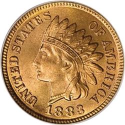 1883 1C MS66 Red PCGS