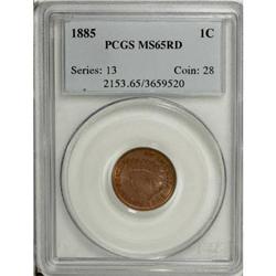 1885 1C MS65 Red PCGS