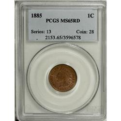1885 1C MS65 Red PCGS