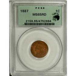 1887 1C MS65 Red PCGS