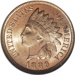 1889 1C MS65 Red NGC