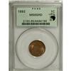 Image 1 : 1892 1C MS65 Red PCGS