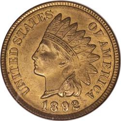 1892 1C MS66 Red NGC