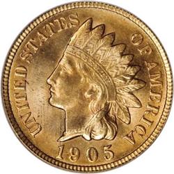 1905 1C MS66 Red PCGS