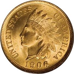 1906 1C MS66 Red NGC