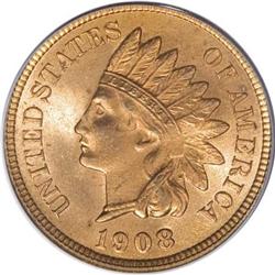 1908 1C MS66 Red PCGS
