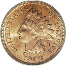 1908-S 1C MS65 Red PCGS