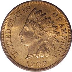 1908-S 1C MS65 Red PCGS