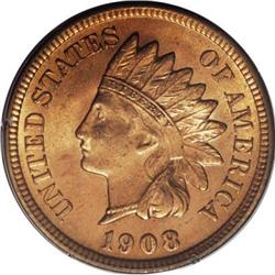 1908-S 1C MS65 Red PCGS