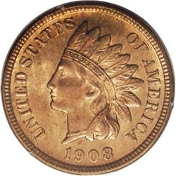 1908-S 1C MS65 Red PCGS