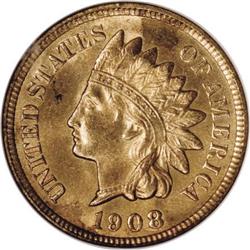 1908-S 1C MS66 Red NGC