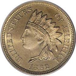1862 1C PR66 PCGS