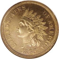 1865 1C PR65 Red NGC