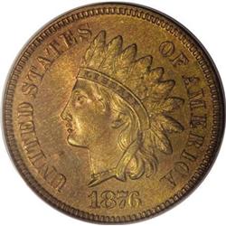 1876 1C PR66 Red and Brown PCGS