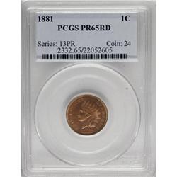1881 1C PR65 Red PCGS