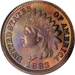 1883 1C PR67 Brown NGC