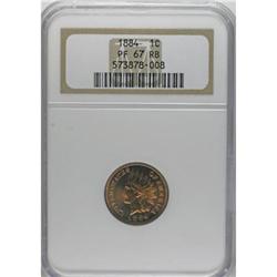 1884 1C PR67 Red and Brown NGC